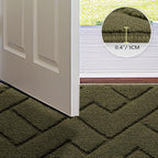hicorfe Indoor Door Mat, Non Slip Door Mats, Absorbent Resist Dirt Entrance - Image 4