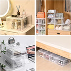 9 Pack Thicken Shoe Organizer Stackable, Upgraded Sturdy Shoe Storage Box - Image 2