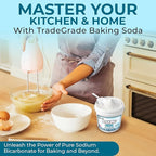 TradeGrade Pure Baking Soda Powder – 1 Gallon Bucket, Sodium Bicarbonate Powder - Image 3