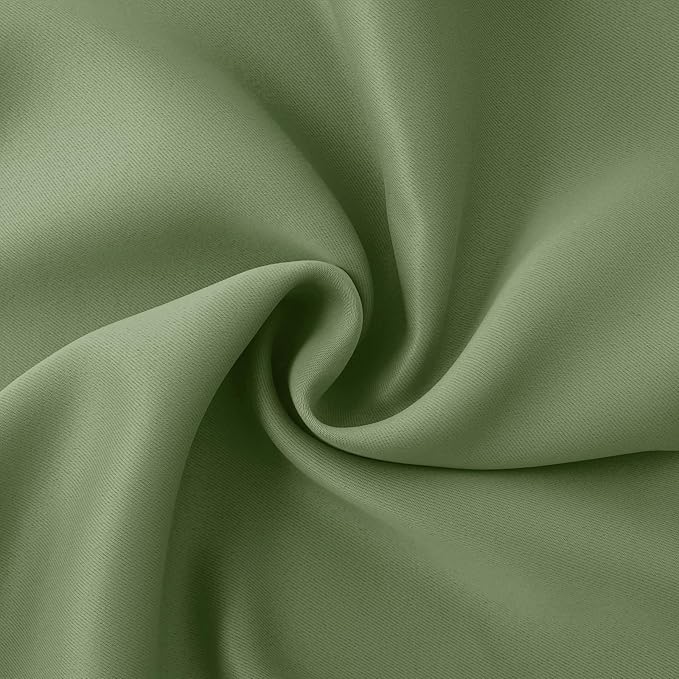 BGment Olive Green Blackout Curtains 90 Inch Length - Image 8