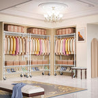 Heavy Duty Rolling Garment Rack 3 Tiers Adjustable Wire Shelving Clothes Rack - Image 3