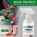 Shoe & Boot Stain & Water Repellent Eco-Friendly, Pet-Safe Spray Keeps Fabric - Image 3