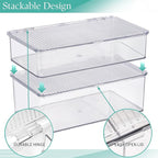 Sorbus Sturdy Plastic Storage Bins - Image 5