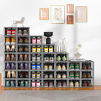 10 Pack Hard Sturdy Thickened Rigid XX Large Shoe Storage Organizer - Image 7