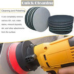 10 Pack 5 Inch 800 Grits Multipurpose Scrubber Scouring Pads Hoop and Loop - Image 4