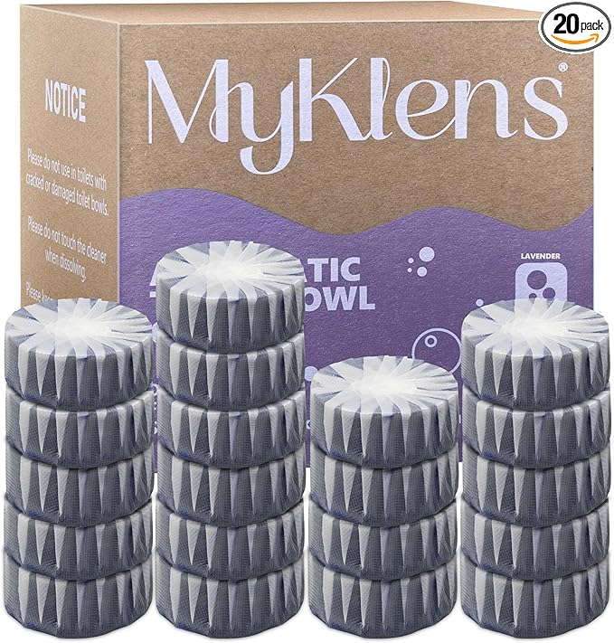Toilet Bowl Cleaner Tablets, Automatic Toilet Bowl Cleaners, Long-Lasting by MyKlensLife