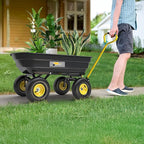 Garden Dump Cart, Heavy-Duty Utility Wagon - Image 7