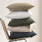 ZWJD Pillow Covers 20x20 Set of 2 Soft Polyester Textured Pillow Covers - Image 5