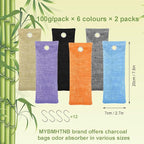 Charcoal Air Purifying Bags 12 Pack×100g Bamboo Charcoal Bags Odor Absorber - Image 3