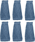 KLEEN HANDLER HEAVY DUTY Commercial Mop Head Replacement, Wet Industrial Blue by BisonLife