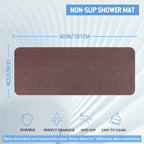 Non-Slip Bathtub Mat, Anti Slip Shower Mat, Fast Drying Bathtub Mats, Foot - Image 2