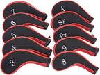 Sword &Shield sports Neoprene Zipper Golf Club Iron Head Covers Iron Covers by Unknown