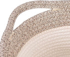 Medium and Large Woven Basket//With Handle, Used - Image 8