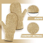 Bencailor 4 Pair Microfiber Dusting Mittens Reusable Women Cleaning Mittens - Image 5
