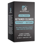 Overnight + Whitening Retainer Cleaner, Remove Stains, Discoloration, and by M3Naturals
