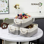 Temary Small Storage Baskets for Organizing 6Pcs Small Storage Bins, Decorative - Image 4