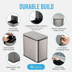 RedFactor Stainless Steel Hanging Trash Can - Image 2