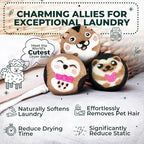 No More Dryer Sheets! Reusable Wool Dryer Balls XL 6-Pack - Image 8