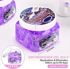 12 Pcs Air Freshener Gel Bulk Odor Eliminator Gel Beads 8 oz Long Lasting Air - Image 2
