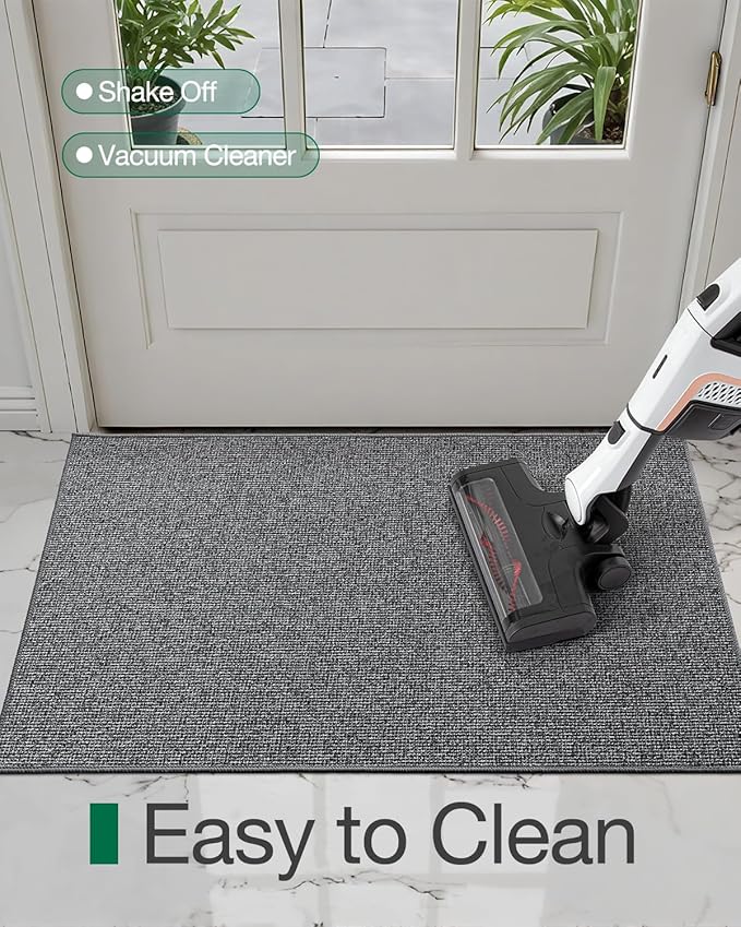 LUMI Indoor Door Mat 24"x36", Ultra Thin Low Profile Non-Slip Doormat - Image 8