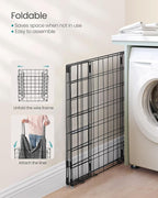 SONGMICS Laundry Hamper, 34.3 Gal. Laundry Basket, Collapsible Clothes Hamper - Image 6