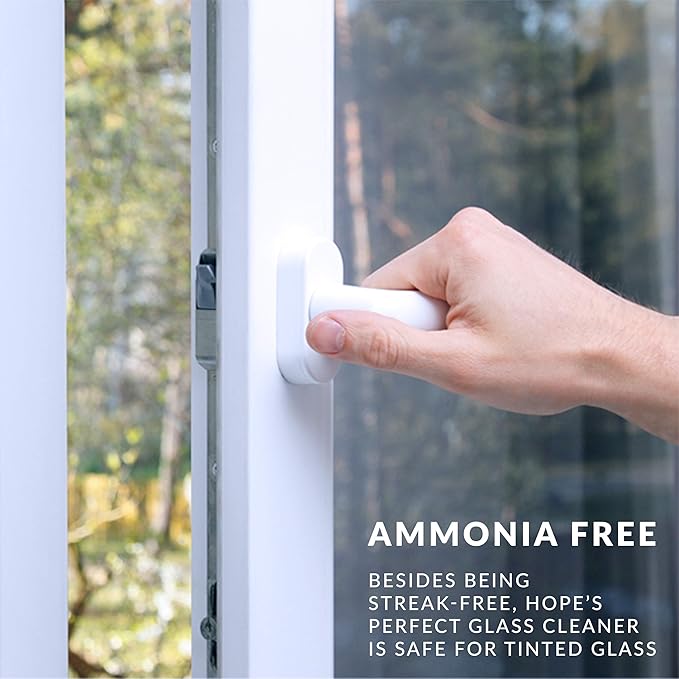 HOPE'S Perfect Glass Cleaner Spray, Streak-Free, Ammonia-Free Window, and - Image 5