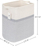 Storage Baskets for Clothes Fabric Cotton Rope Storage Basket - Image 6