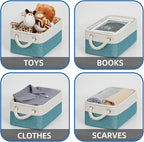 Temary Small Fabric Basket Shelf Storage Bins - Image 4