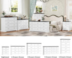 6 Drawer Dresser for Bedroom, Rustic Farmhouse Dresser - Image 7