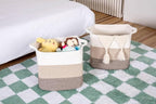 Storage Baskets for Clothes Fabric Cotton Rope Storage Basket - Image 5