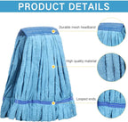 Lallisa 10 Pcs Commercial Mop Head Replacement Tube Microfiber Mop Heads - Image 3