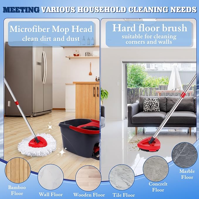 4 Pack Mop Replacement Heads Compatible - Image 3