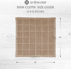 100% Cotton Terry Dish Cloth & Dish Towel, 6 Pack, Super Soft and Absorbent - Image 4