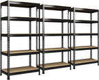 PrimeZone 32" W x 16" D x 63" H Storage Shelves by PrimeZone