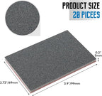 20 Pack 180 Grit Sanding Sponge, 3 x 4 Inch Soft Foam Sanding Block Wet Dry - Image 2