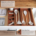 KitchenEdge Adjustable Kitchen Drawer Organizer - Image 6