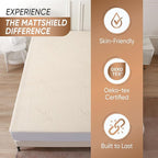 Luxury Waterproof Organic Mattress Protector Twin - Image 4