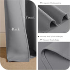 PONY DANCE Sliver Grey Curtains - Image 5