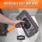 SWOPT 12” Microfiber Dust Mop Head w/Refill — Cleaning Head Interchangeable - Image 5