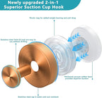 Suction Cup Hooks for Shower, Wreath Hanger for Front Door, Removable No Drill - Image 8