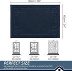 BEQHAUSE Door Mat 24" x 36", Non-Slip Door Mats Indoor Entryway Rugs Washable - Image 2