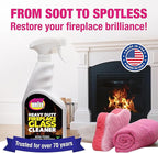 Quick N Brite Fireplace Glass Cleaner 24oz, - Image 7