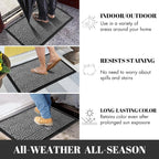 Yimobra Large Door Mat 36x24, All-Weather Waterproof Non-Slip Welcome Matt - Image 5