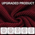VOOVA & MOVAS Red Bath Towels, 4 Pack Large 30" x 56" - Image 2