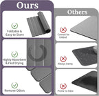 Large Stone Dish Drying Mats for Kitchen Counter – Foldable Quick Dry Stone Mat - Image 7