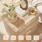 LEYAOYAO Rattan Night Stand - Image 7