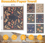 JOYMOOP 6 Pack Dishcloths for Kitchen, Reusable Paper Towels Washable, - Image 2