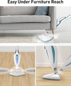 12-in-1 Steam Mop, Fast 15-Sec Heat-Up, 1500W Detachable Handheld Steam Cleaner - Image 7