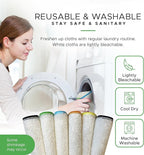 Whiffkitch Dishcloths Dishrags for Kitchen and Household Cleaning 6x7 6-Pack - Image 6