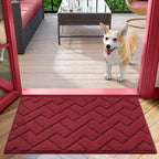 hicorfe Front Door Mat Outside Entrance, Stain and Fade Resistant, Non Slip by Hicorfe